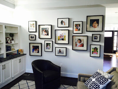 Stunning Gallery Wall for a Family