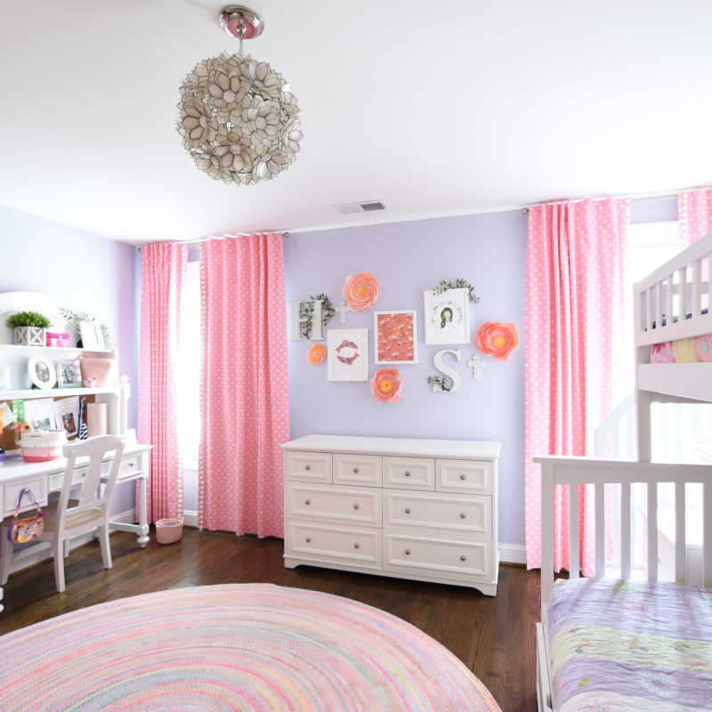 Pretty In Pink Girls Bedroom